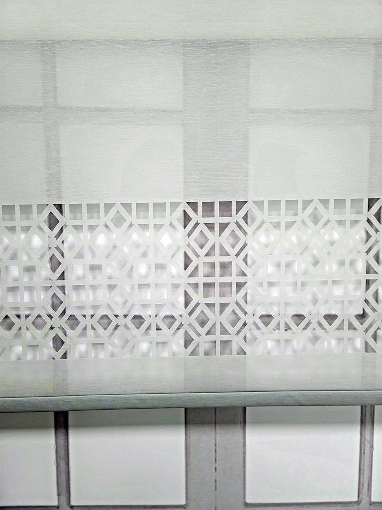BBB Çift Mekanizmalı Lazer Kesim Tül ve Stor Perde MLTY1002 görsel