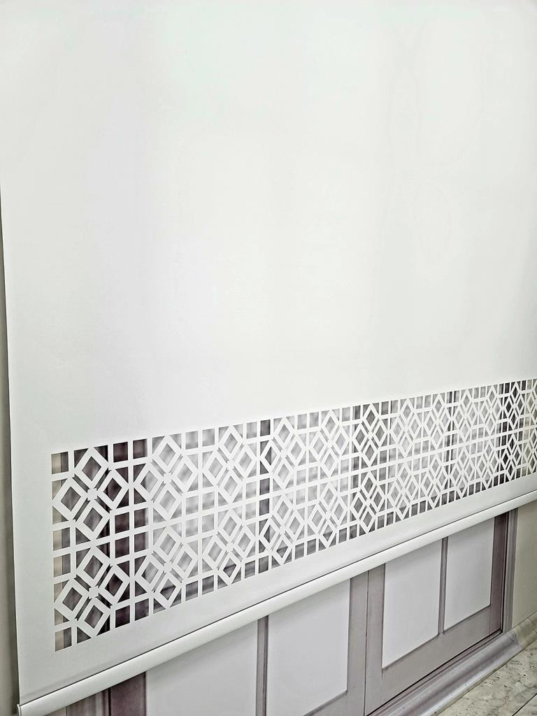Stor Perde Desenli Lazer Kesim Kalın Kumaşlı ML104 görsel