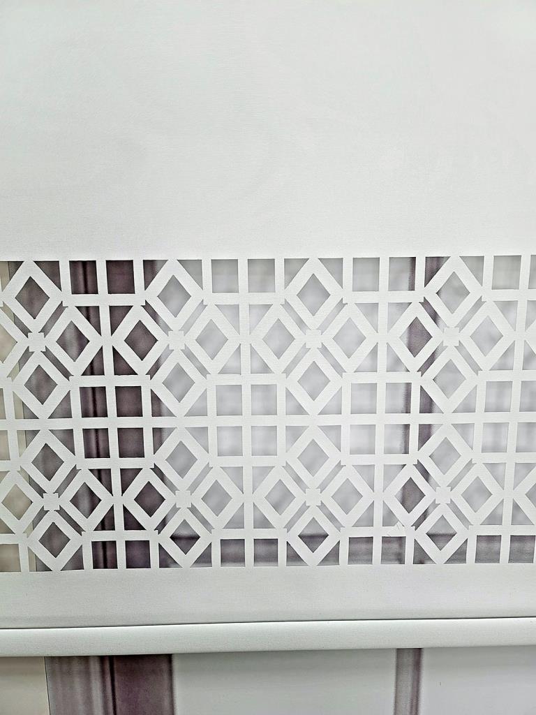 Stor Perde Desenli Lazer Kesim Kalın Kumaşlı ML104 görsel