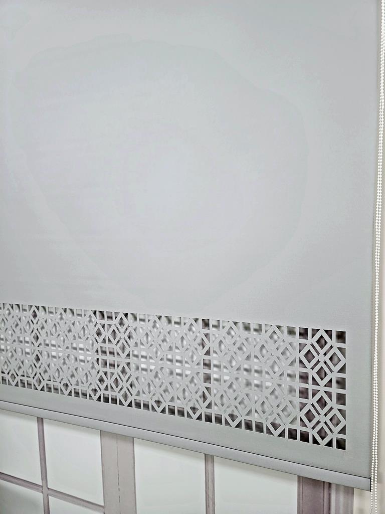 Stor Perde Desenli Lazer Kesim Kalın Kumaşlı ML104 görsel