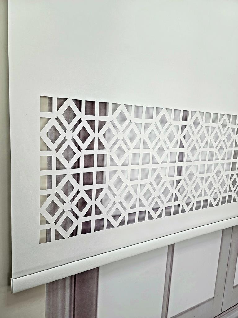 Stor Perde Desenli Lazer Kesim Kalın Kumaşlı ML104 görsel