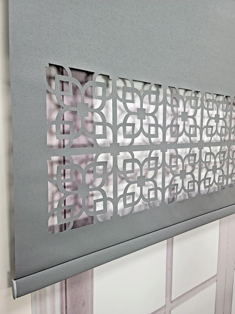 Stor Perde Desenli Lazer Kesim Kalın Kumaşlı ML105 görsel
