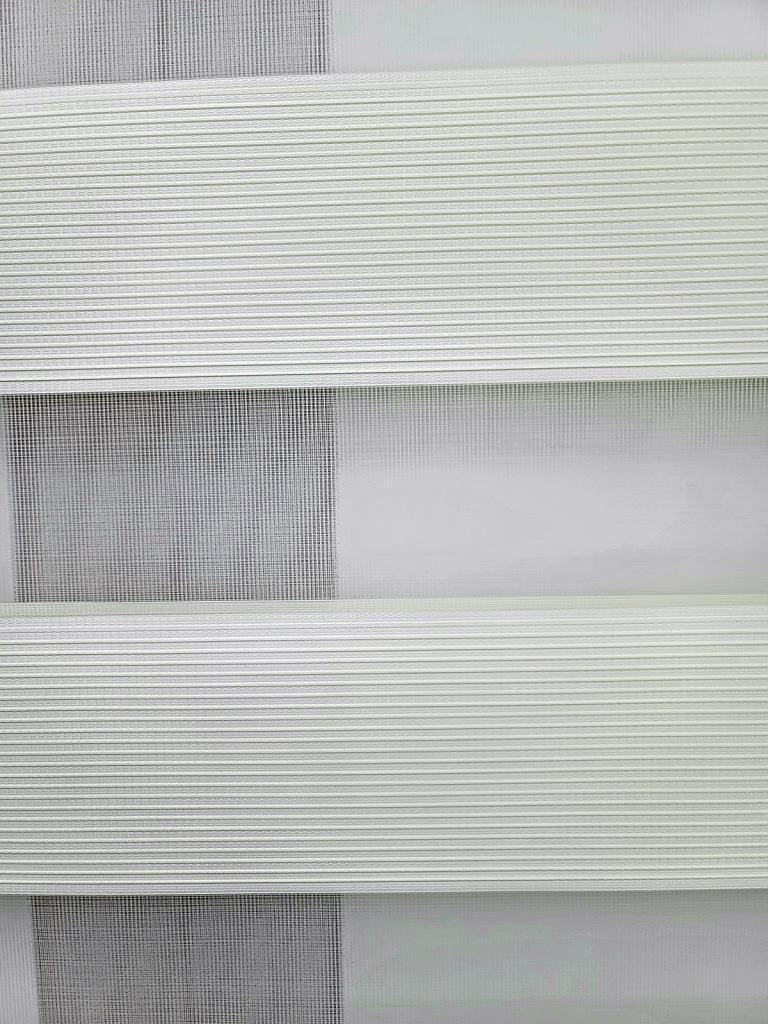 BBB Mikro Pliseli Stor Zebra Perde Krem MZ484 görsel