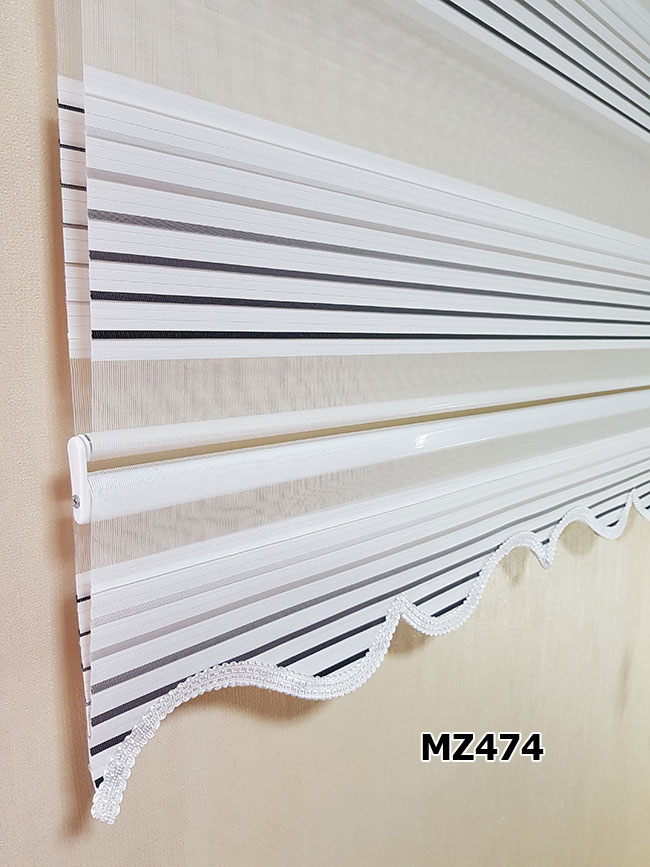 BBB Pliseli Stor Zebra Perde Renk Geçişli Seçenekli görsel