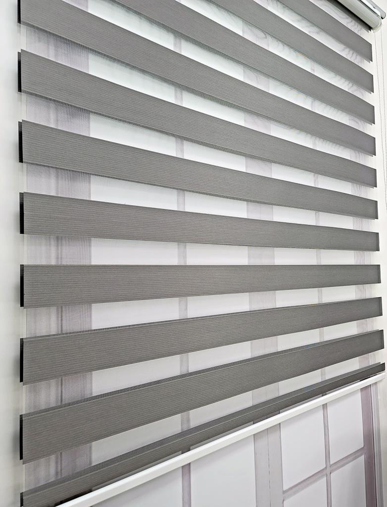 BBB Stor Zebra Perde Gri MZ510