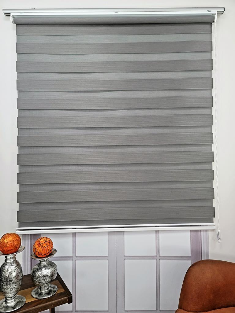 BBB Stor Zebra Perde Gri MZ510 görsel