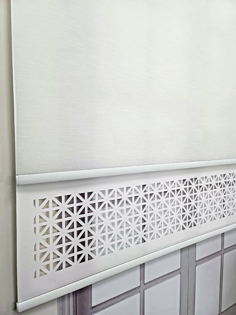 BBB Çift Mekanizmalı Lazer Kesim Tül ve Stor Perde MLT1045 görsel