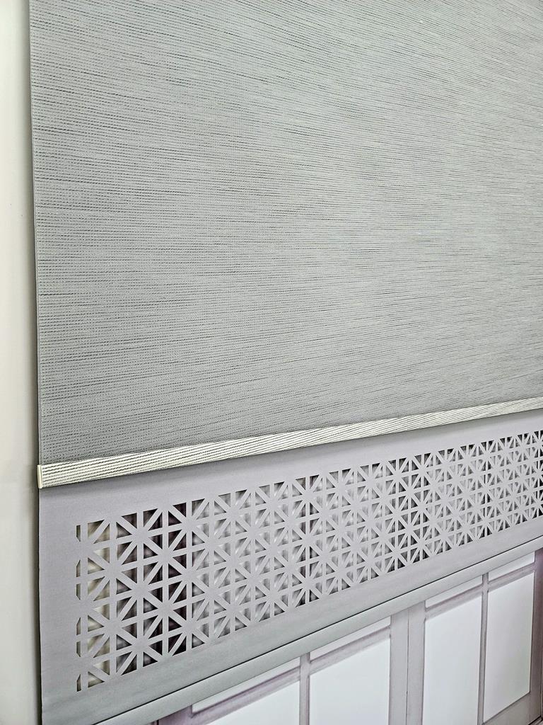 BBB Çift Mekanizmalı Lazer Kesim Tül ve Stor Perde MLT1045 görsel